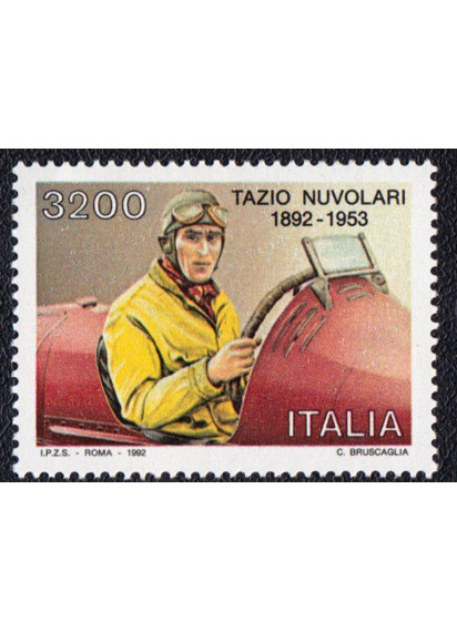 1992 - Centenario della nascita del Pilota Tazio Nuvolari